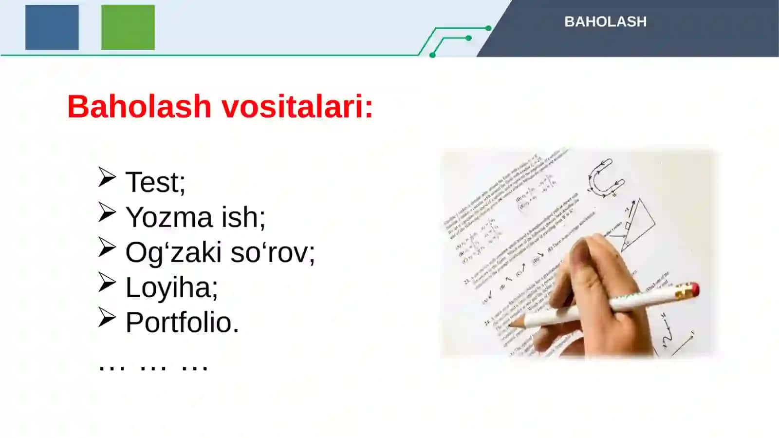 O‘QUV TOPSHIRIQLARINI TAYYORLASH VA AMALIYOTDA QO‘LLASH VA TA’LIM SIFATINI MONITORINGI 3
