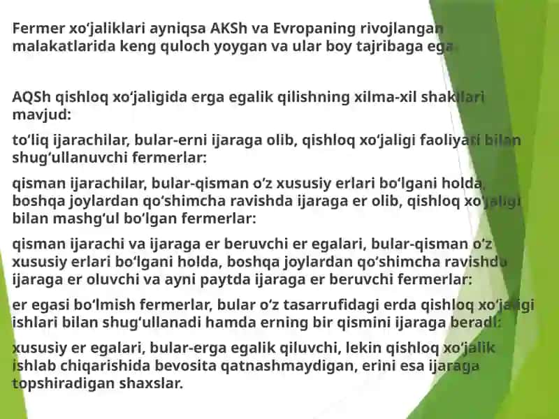 Oʻzbekistonda faoliyat koʻrsayotgan servis xizmatlari faoliyati 3