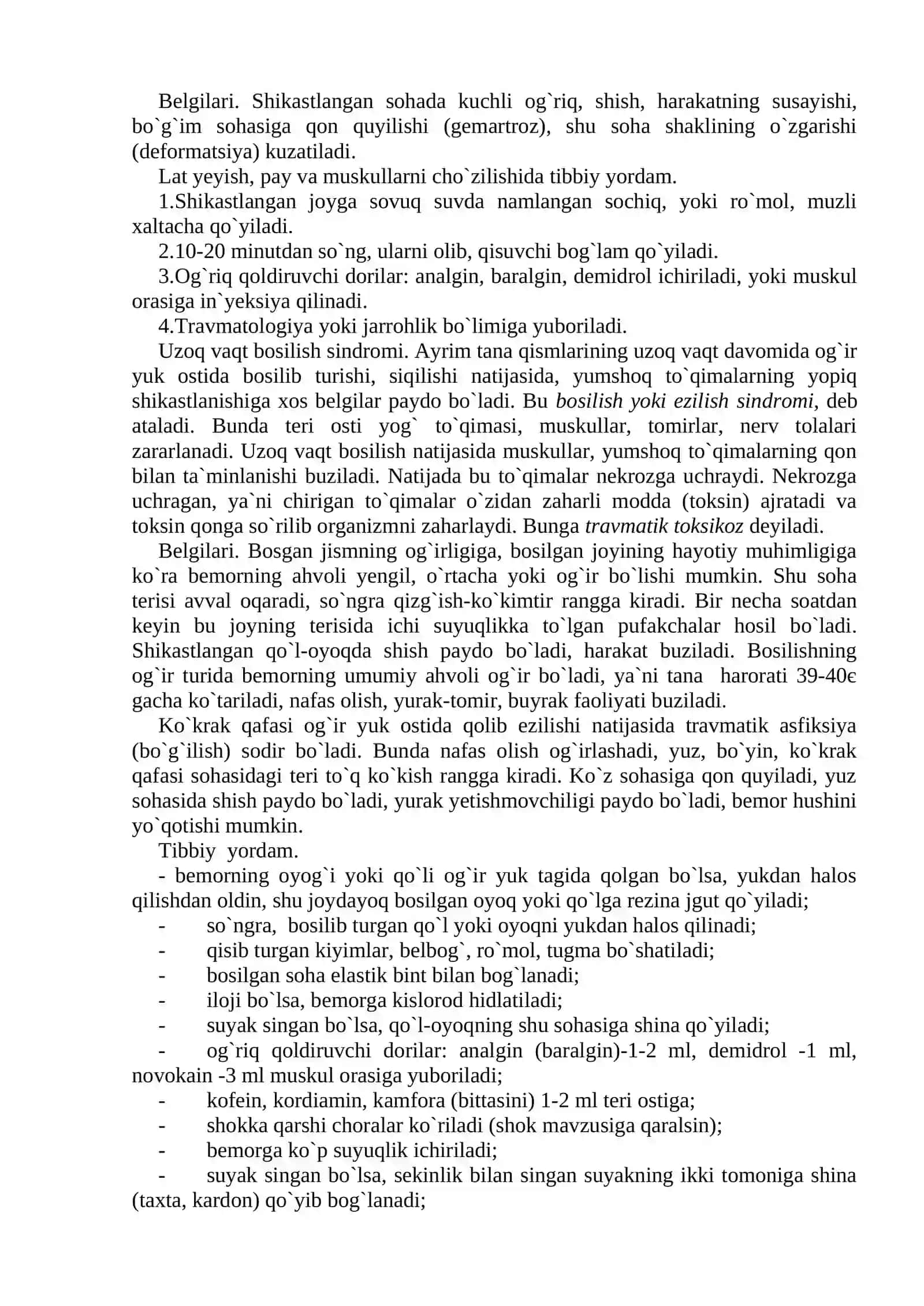 Antiseptika. Aseptika. Shikastlanish, jarohatlanish 3
