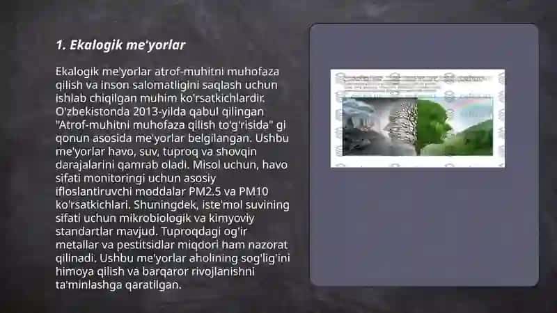 Ekalogik baholash asoslari 3