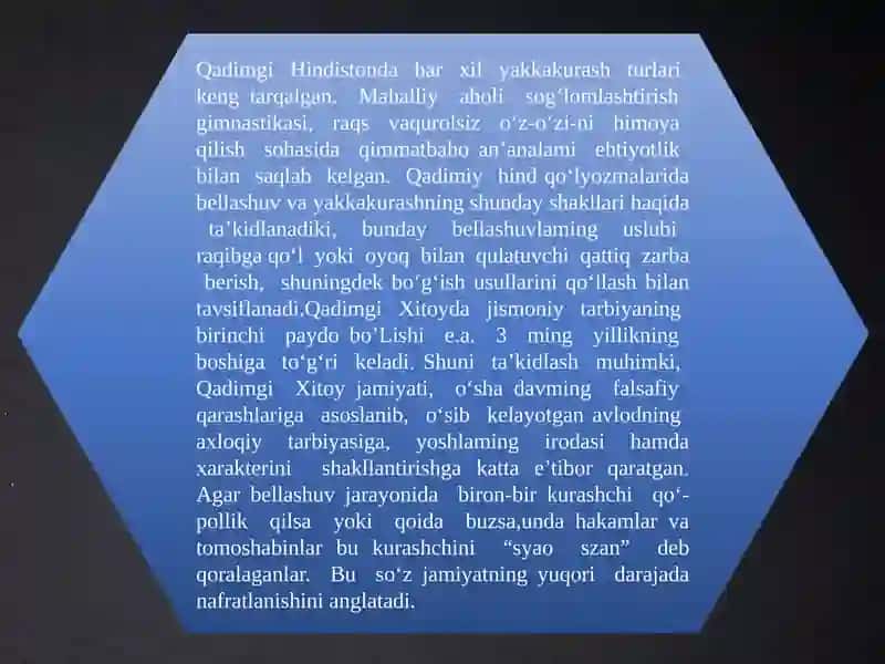 Belbog'li kurashning rivojlanish tarixi 3