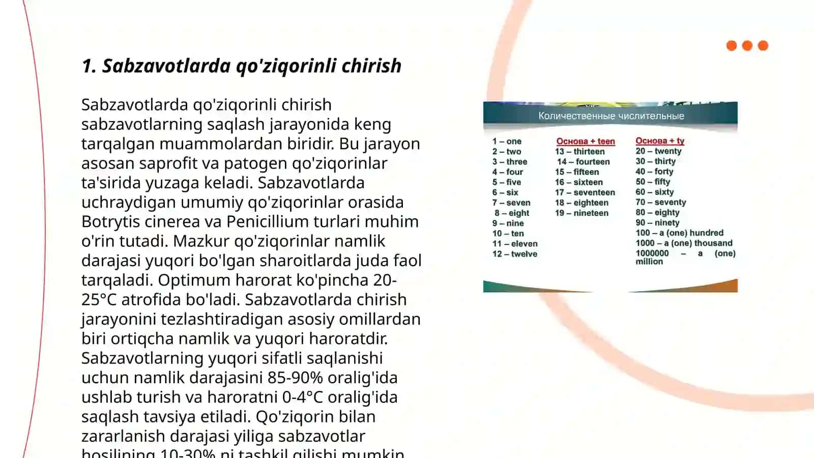 Sabzavotlarda uchrovchi chirish turlari 3
