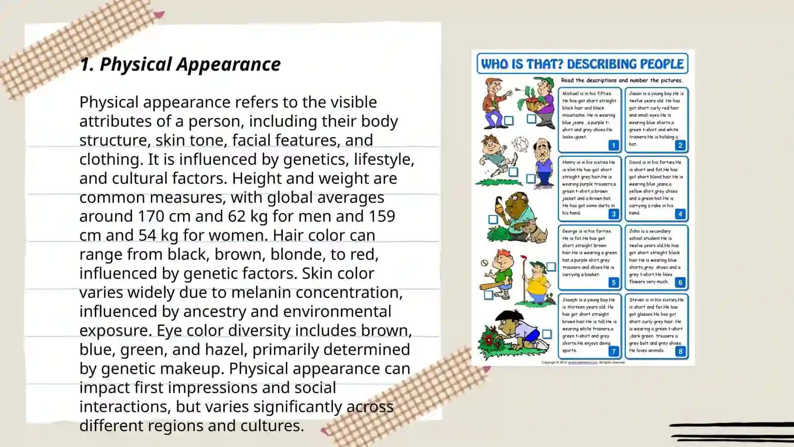 Physical Appearance 3
