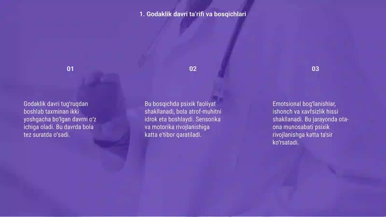 Godaklik davrining pisixologik xususiyatlari 3