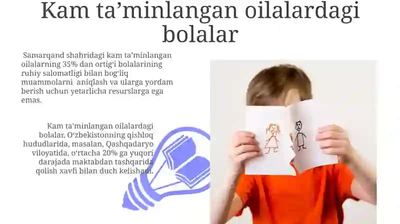 Kam ta’minlangan oilalardagi bolalar 3