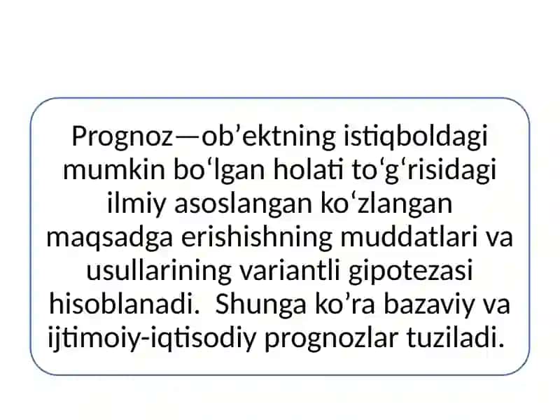 Ijtimoiy-iqtisodiy rivojlanishni dasturlash,prognozlashtirish va rejalashtirish 3