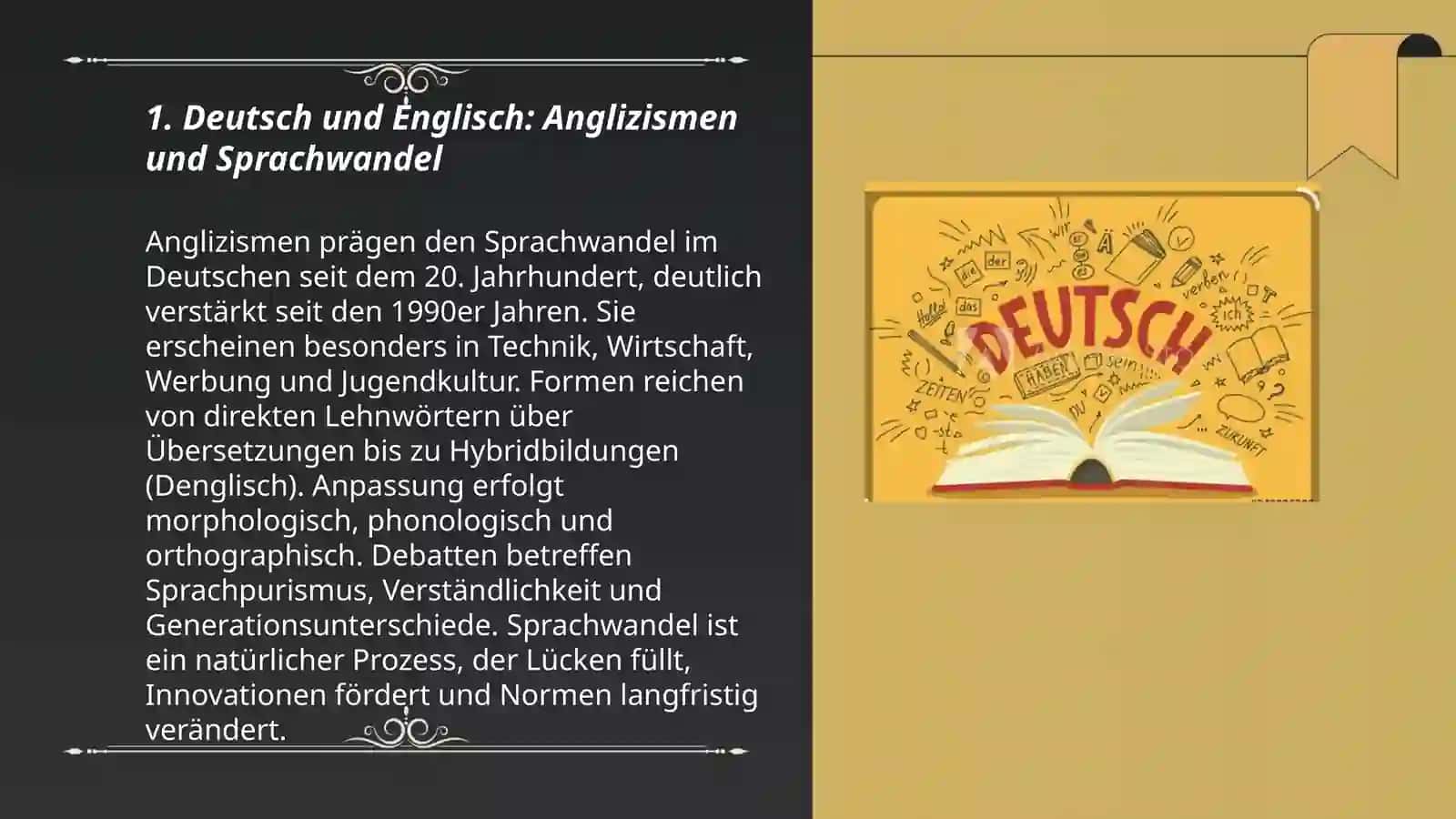 Deutsch und Englisch: Anglizismen und Sprachwandel 3