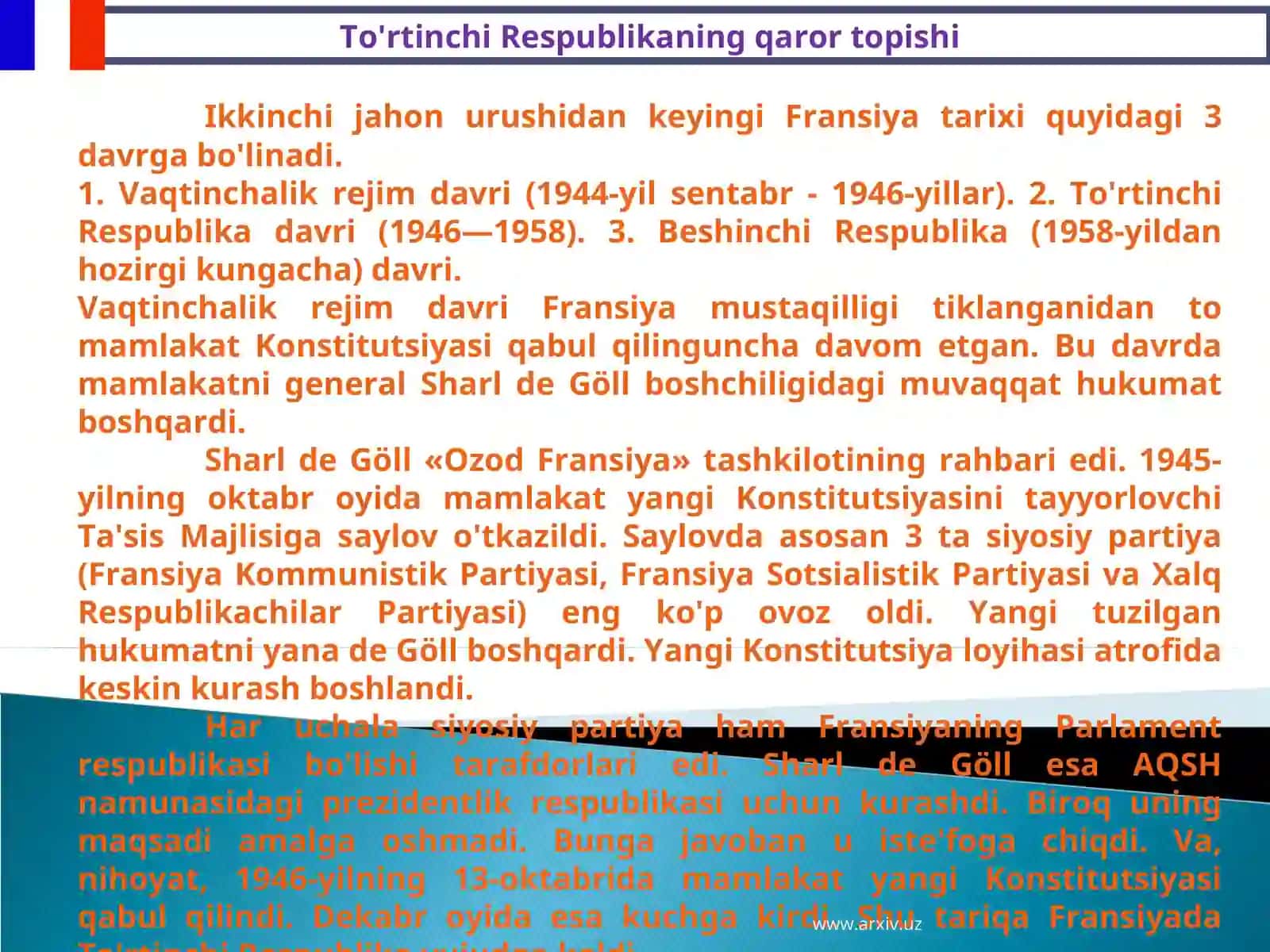 Ikkinchi jahon urushining Fransiya uchun oqibatlari 3