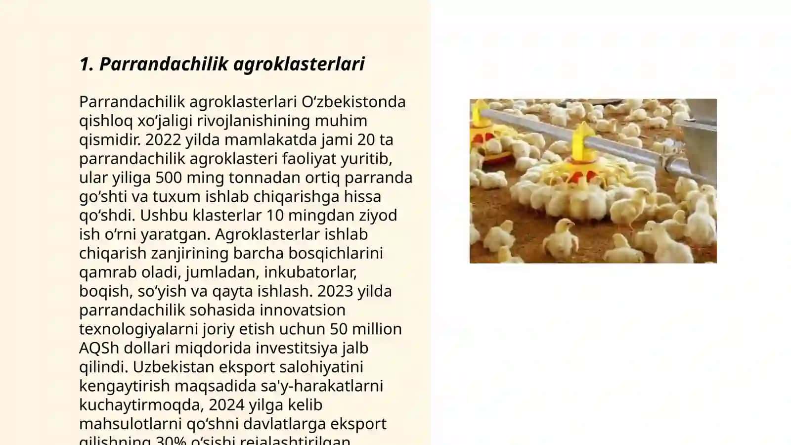 Parrandachilik agroklasterlari 3