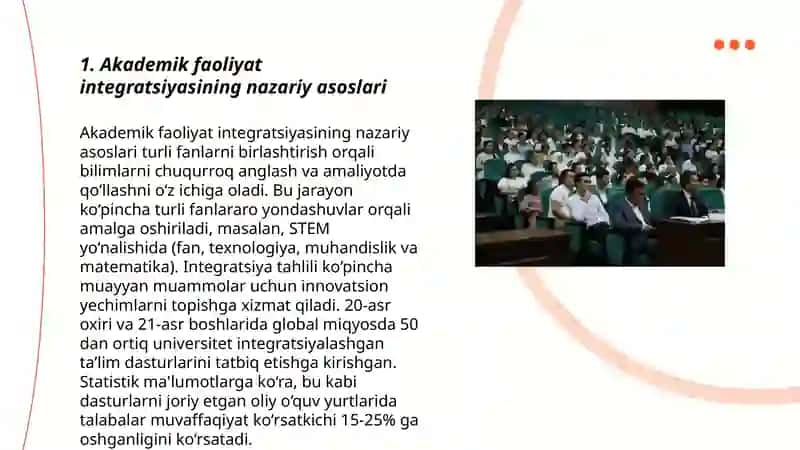 Akademik faoliyat integratsiyasi:nazariya va amaliyot uyg'unligi 3