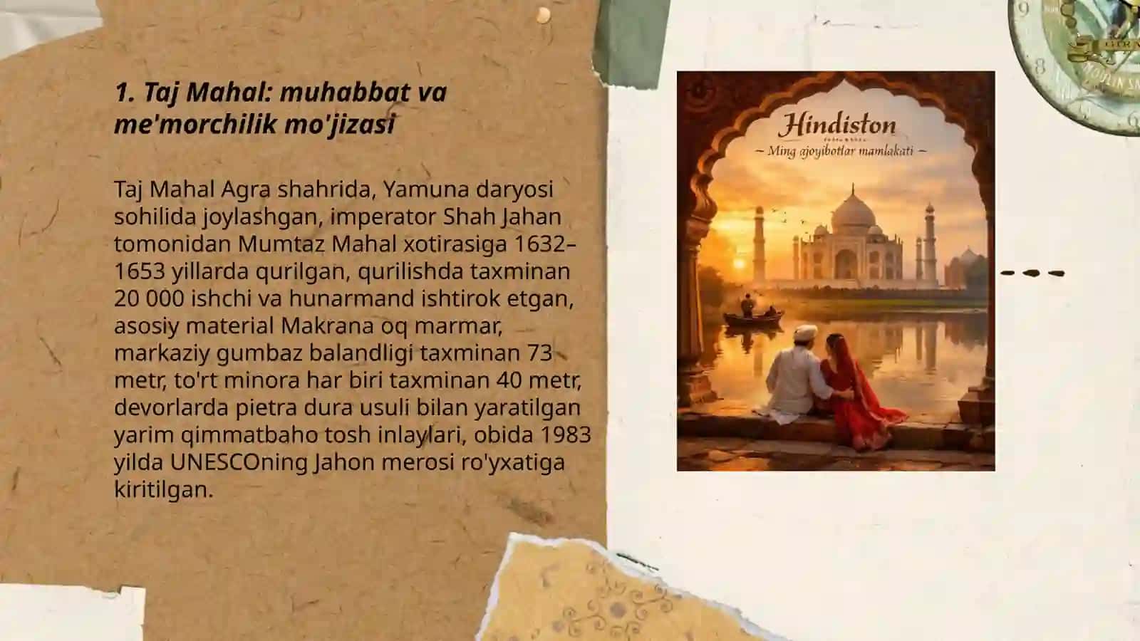 Taj Mahal: muhabbat va me'morchilik mo'jizasi 3