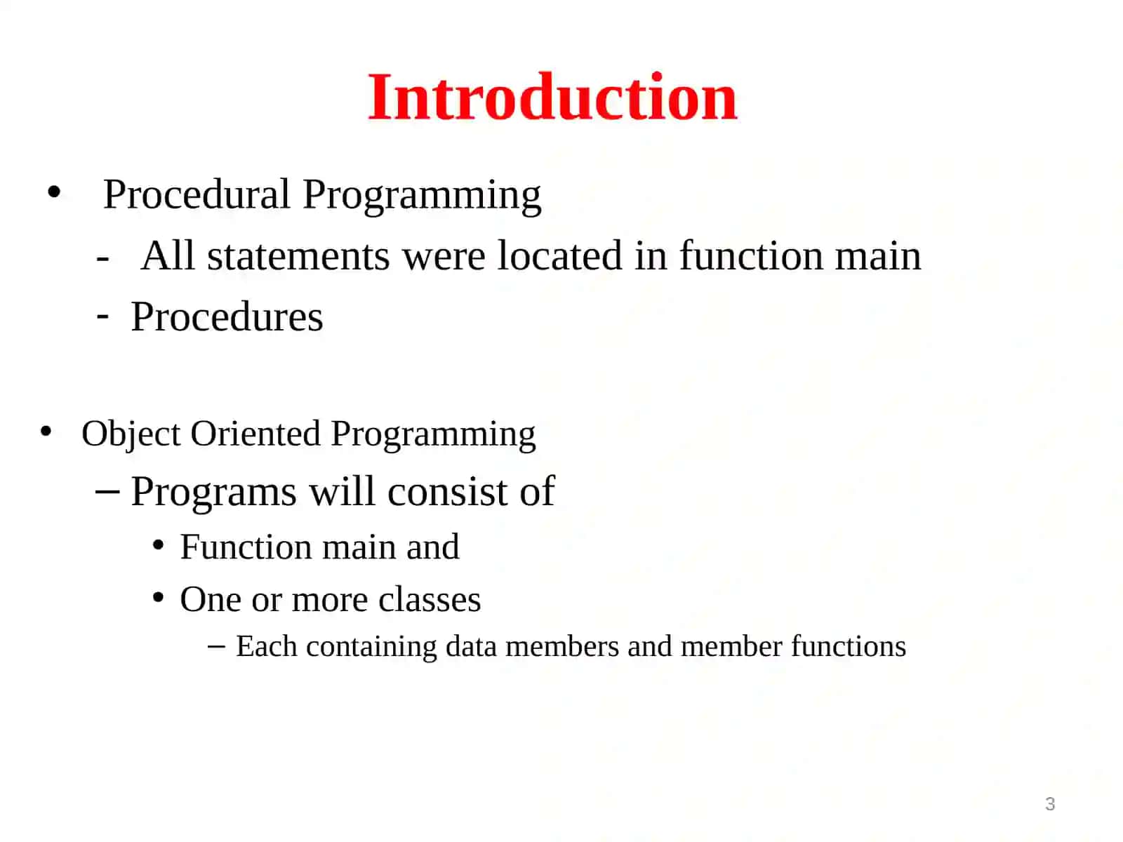 Introduction to Classes and Objects 3