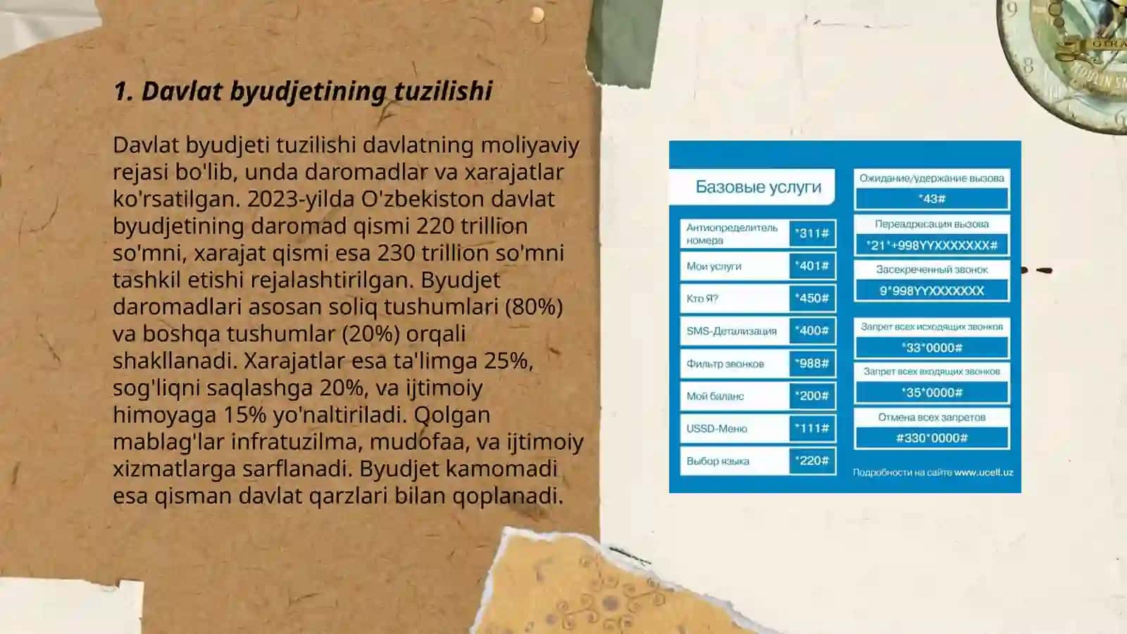 Davlat byudjeti va soliqlar, mamlakatimiz byudjeti-soliq siyosati 3