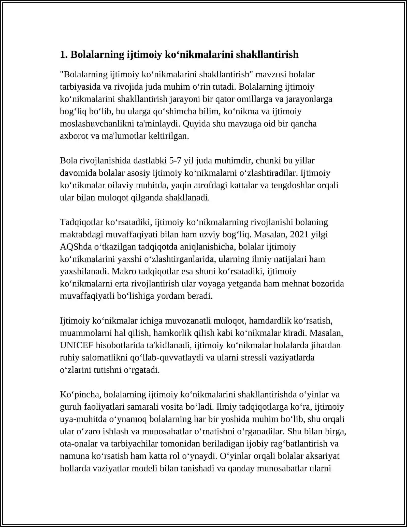 MAKTABGACHA TA'LIM TASHKILOTLARIDA SAHNALASHTIRISH FAOLIYATINING ASOSIY MAQSADI 3