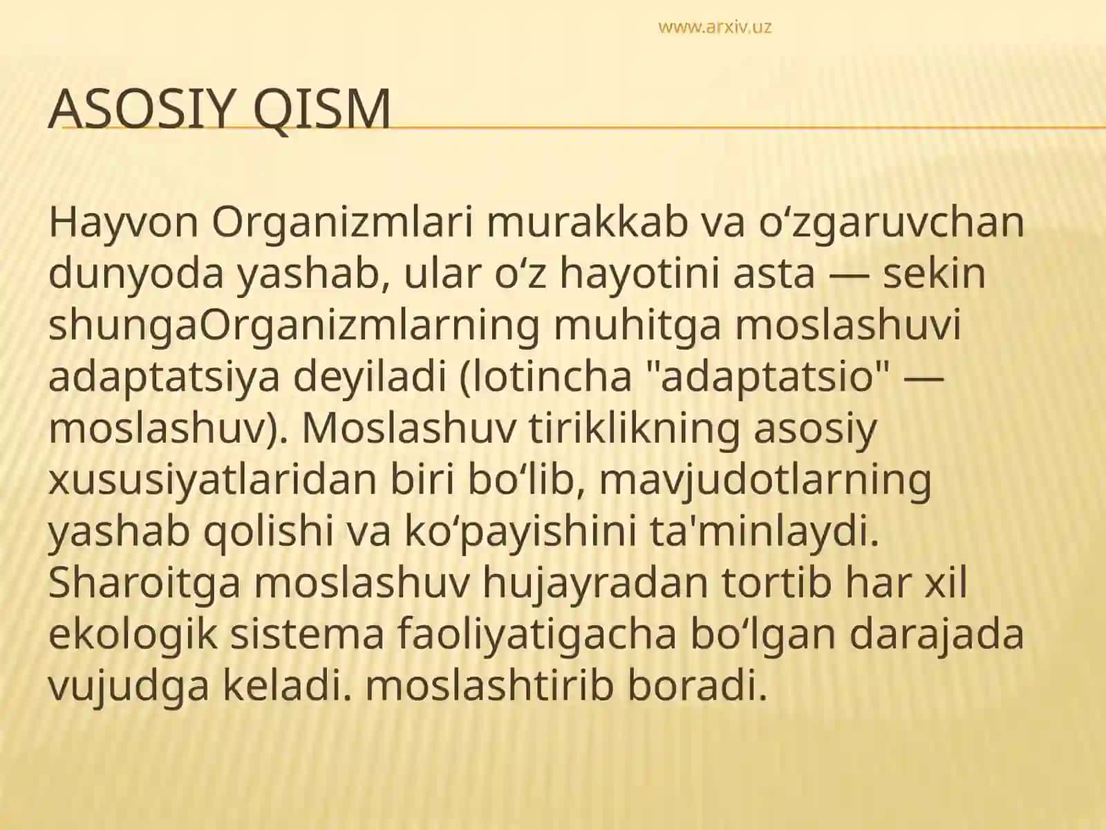 HAYVON ORGANIZMINING TURLI FIZIOLOGIK FAOLIYATINI O`RGANISH USULLARI 3
