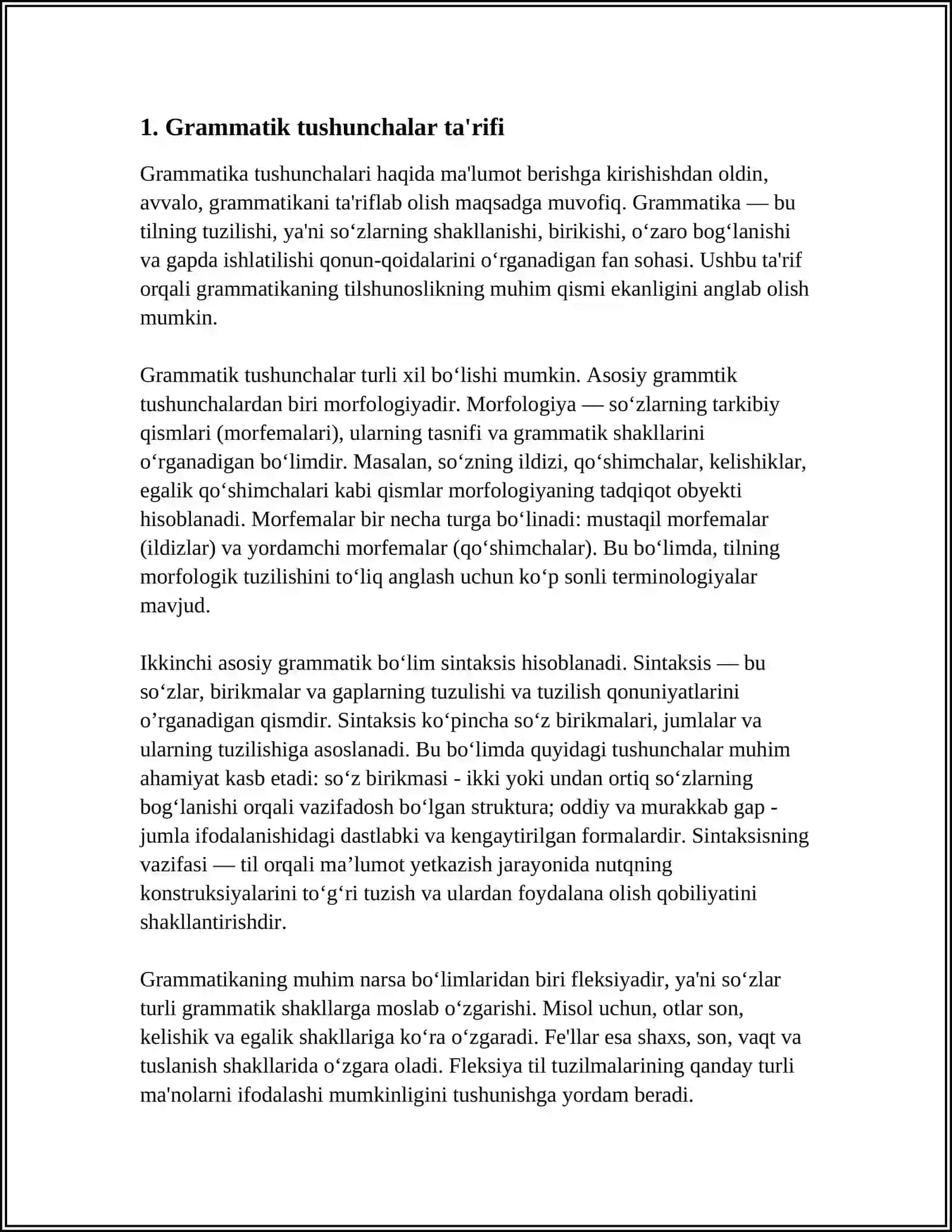 Grammatik Tushunchalarni O'zlashtirishning Metodik Shartlari 3