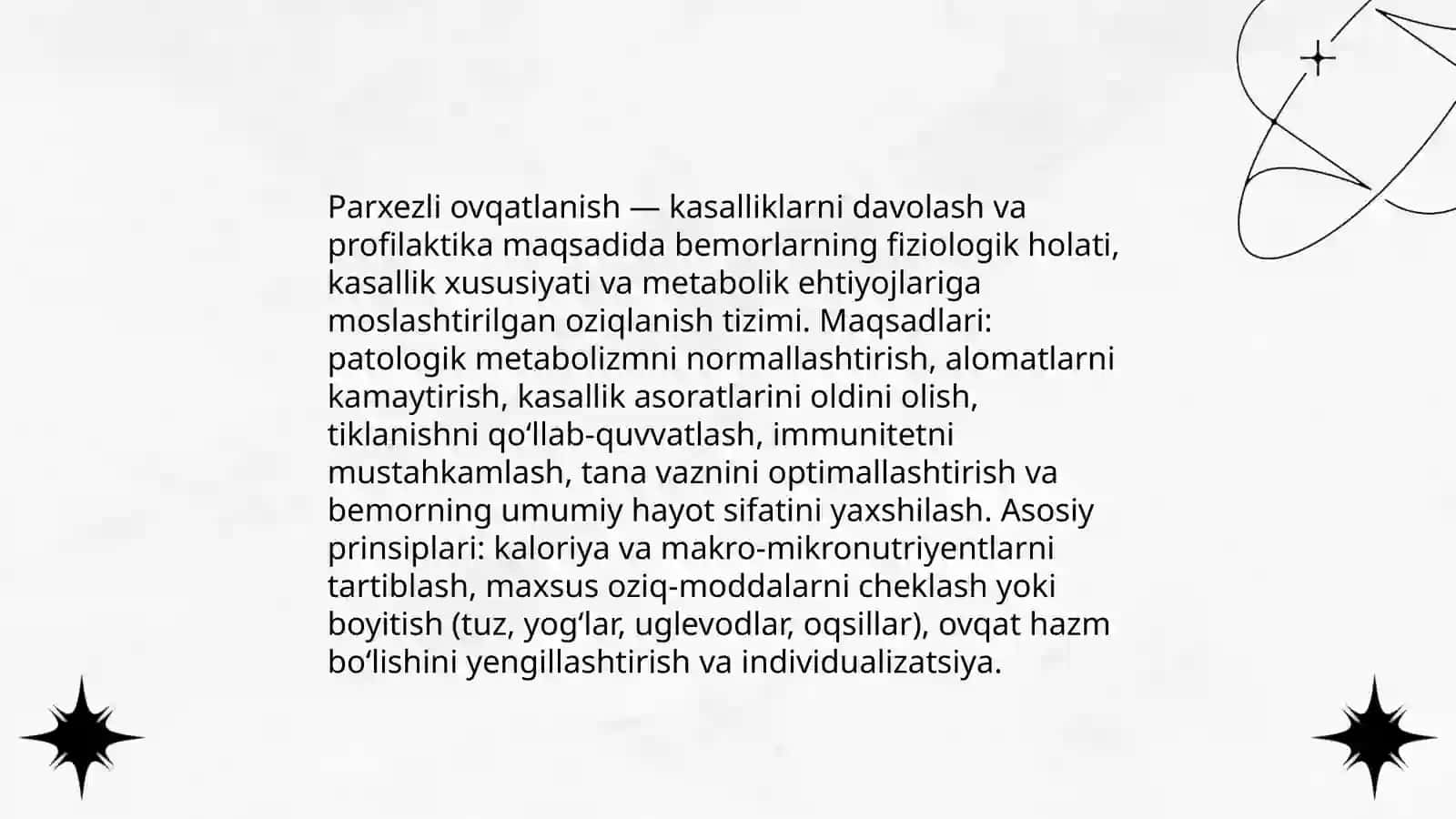 Parxezli ovqatlanish: tushuncha va maqsadlari 3