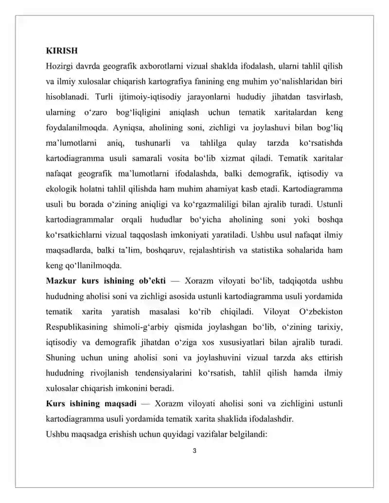 Aholi soni va zichligi bo‘yicha ustunli kartodiagramma usuli yordamida tematik xarita yaratish 3