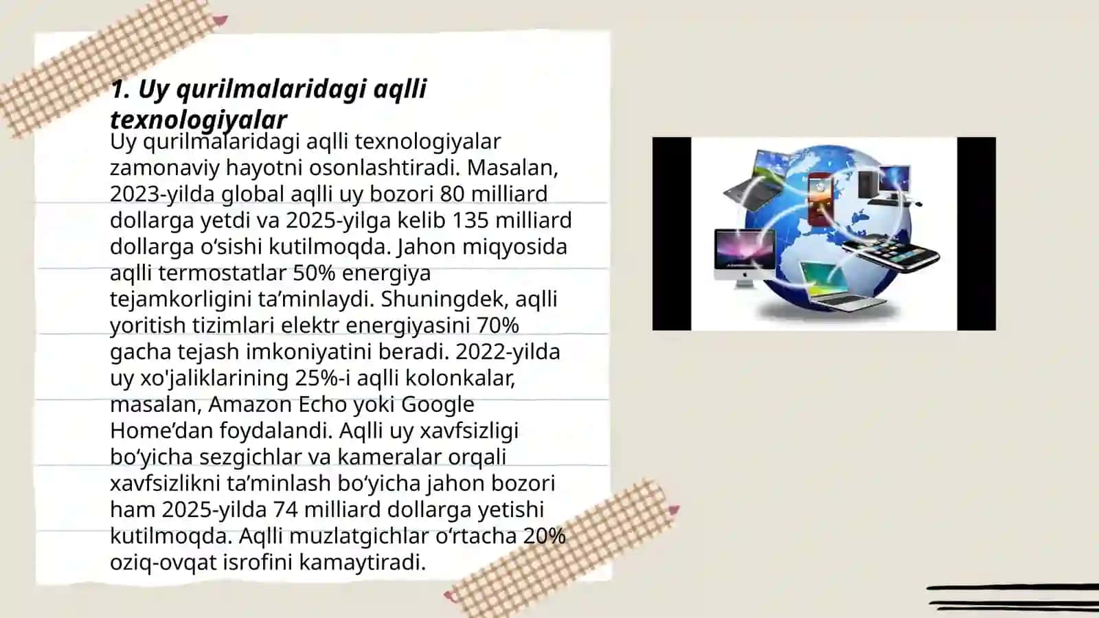 Texnologiyalar kundalik hayotda 3