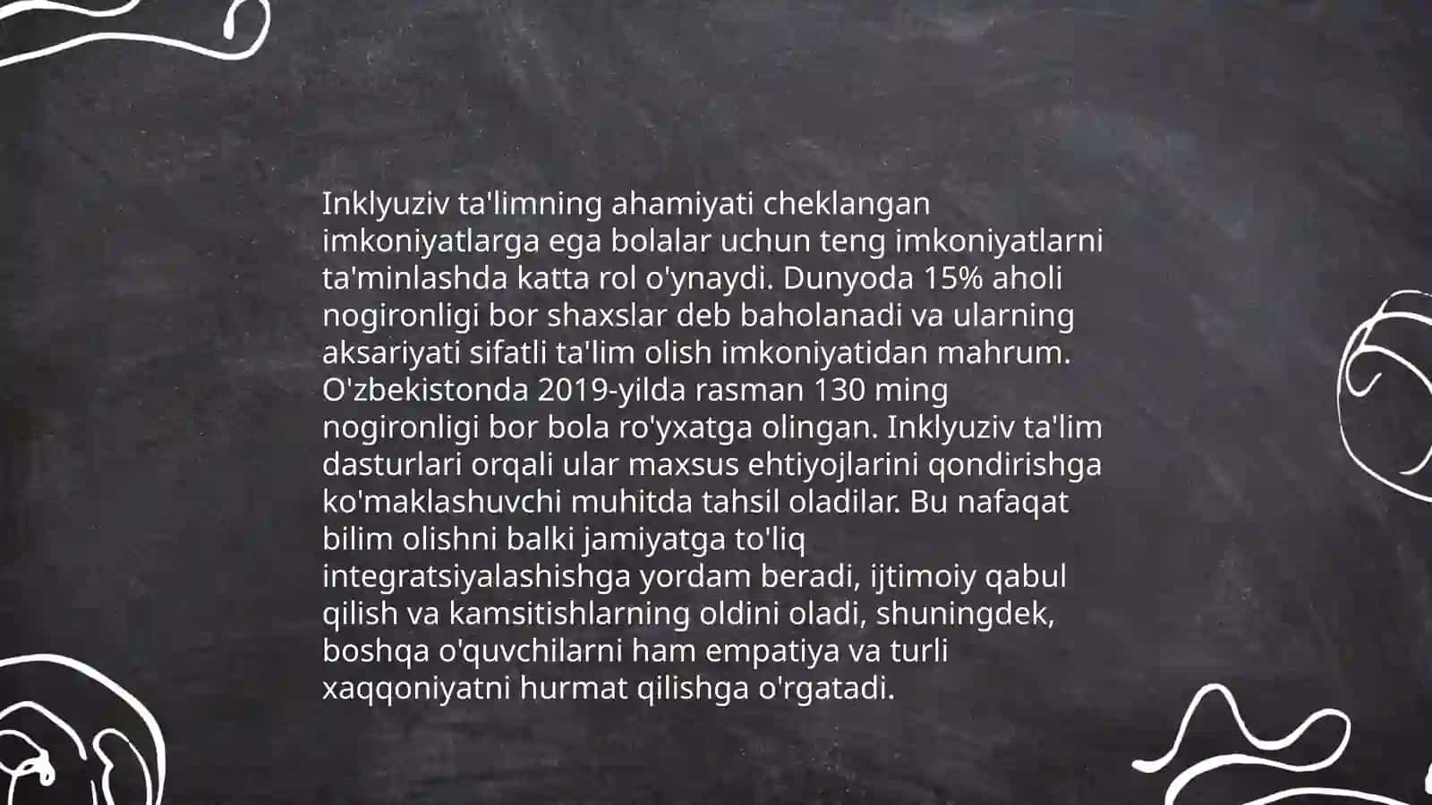 Inklyuziv taʼlim ni amalga oshirish jarayonida alohida yordamga muhtoj bolaning shaxsini rivojlanishining xususiyati 3