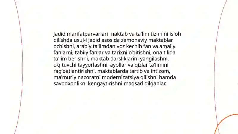 Jadid marifatparvarlarining pedagogik qarashlari 3