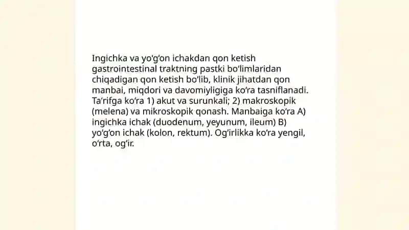 Ingichka va yo‘g‘on ichakdan qon ketish 3