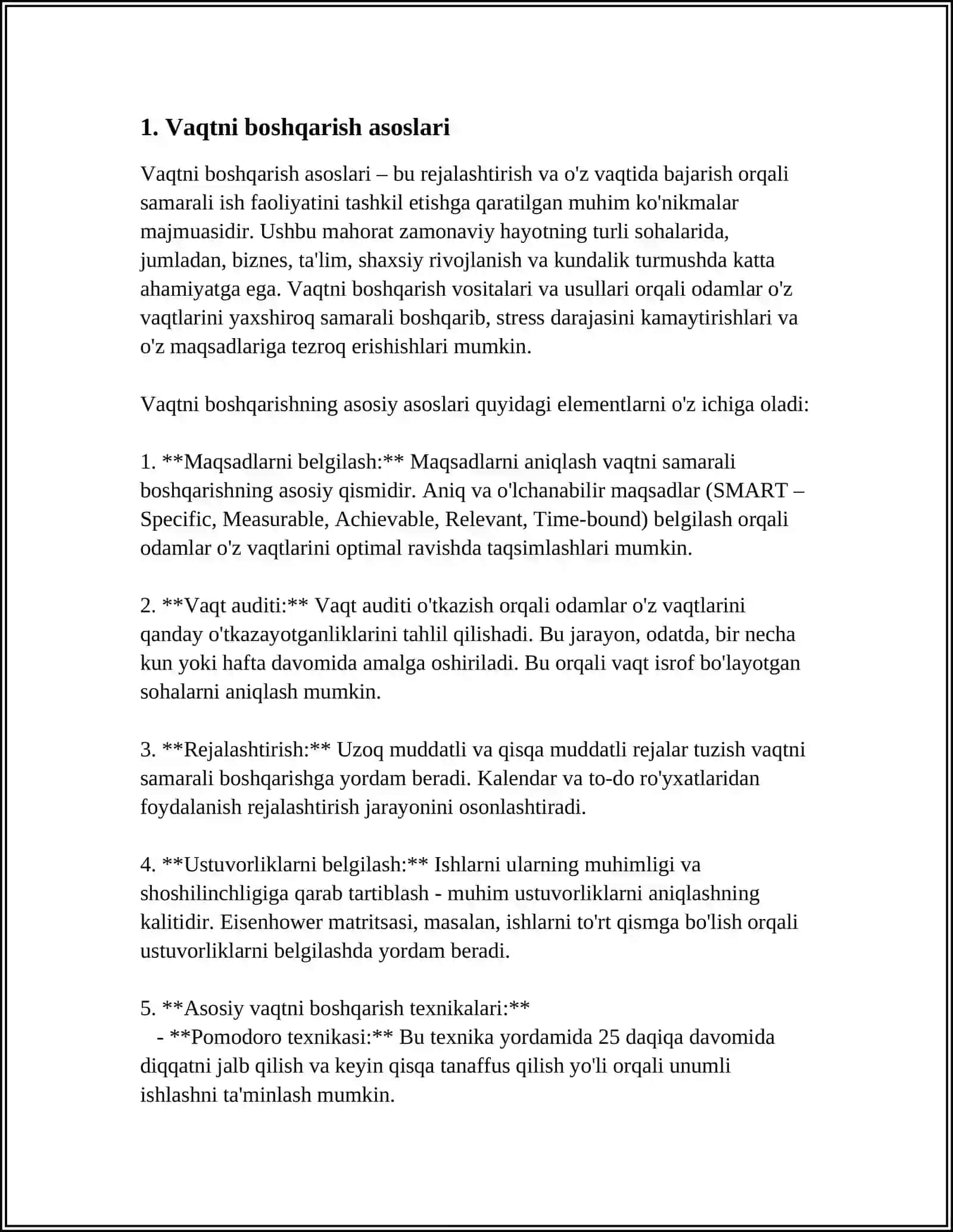 XORIJIY TILDAN MUSTAQIL ISH. TIME 3
