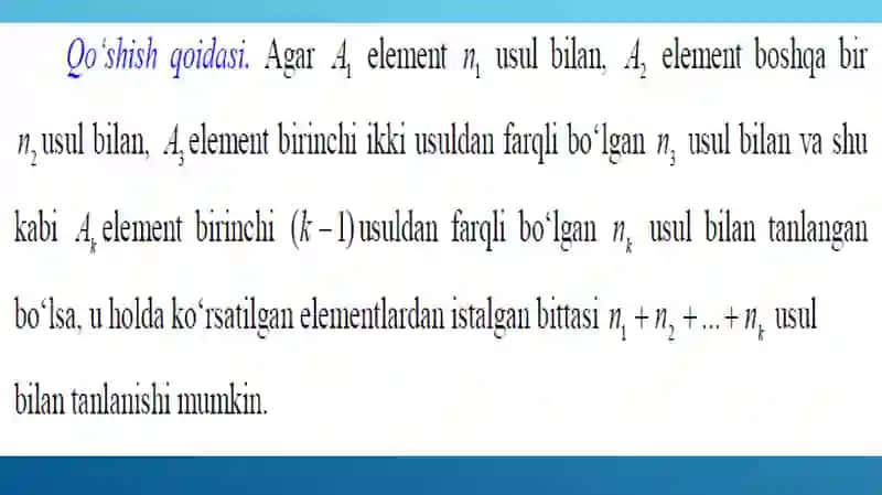 Kombinatorika elementlari 3
