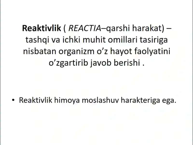 Patologiyada reaktivlik va rezistentlik 3