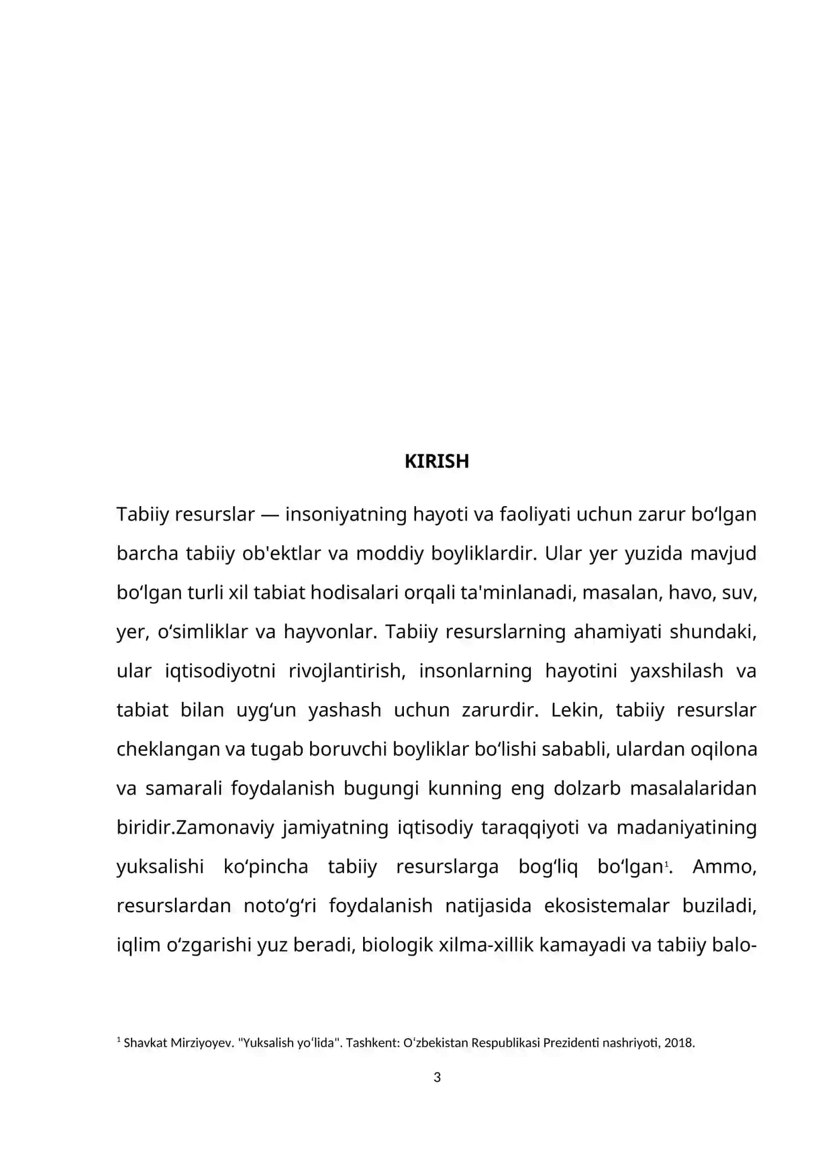 TABIIY RESURSLAR HAQIDA UMUMIY TUSHUNCHALAR VA ULARNING TURLARI 3