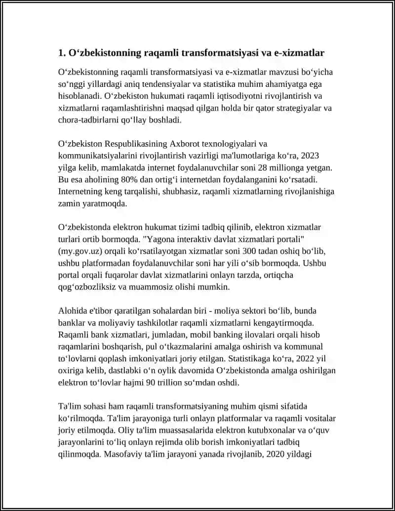 IT DEVELOPMENT IN UZBEKISTAN 3