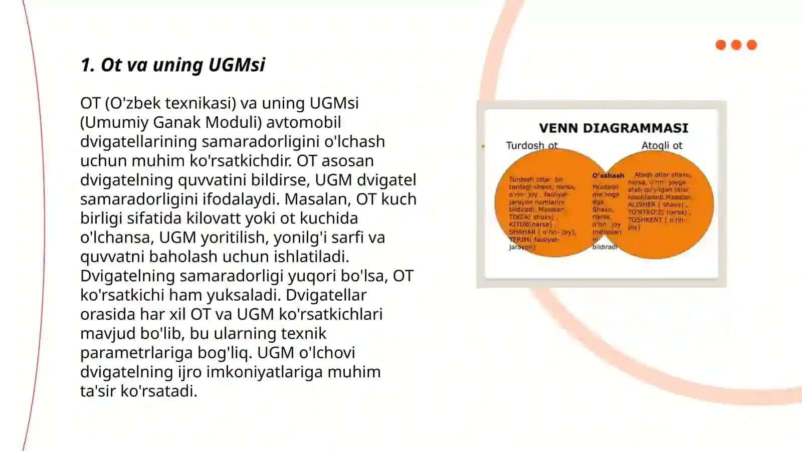 Ot derivatsiyasi. Ot so'z turkumida son va aloqa-munosabat kategoriyalari 3