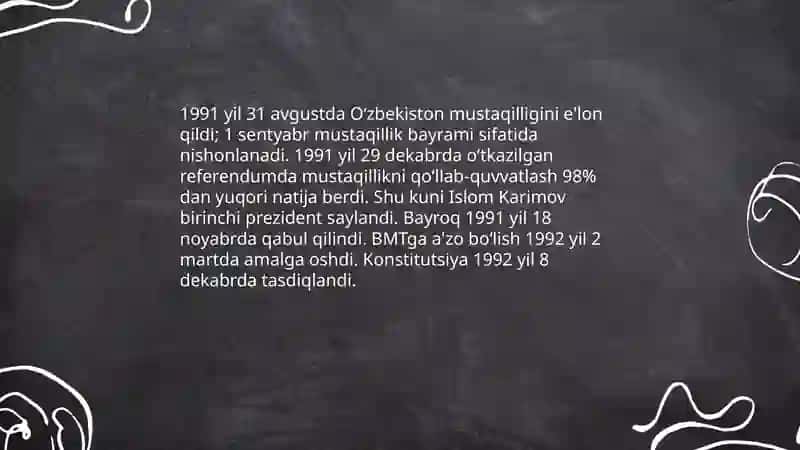 O'zbekistoning oziga xos o'z istiqlol va taraqqiyot yo'li 3
