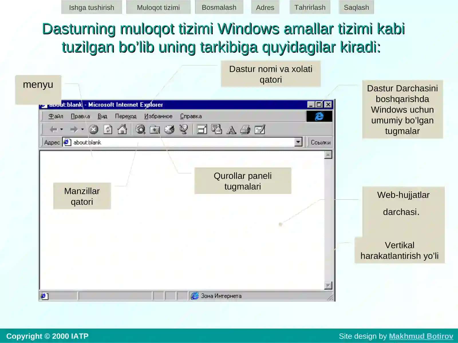Internet Explorer dasturi 3