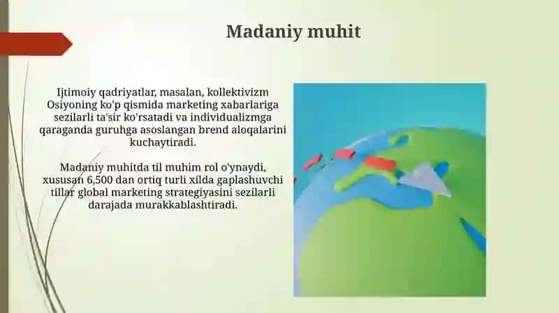 Xalqaro marketing muhiti 3