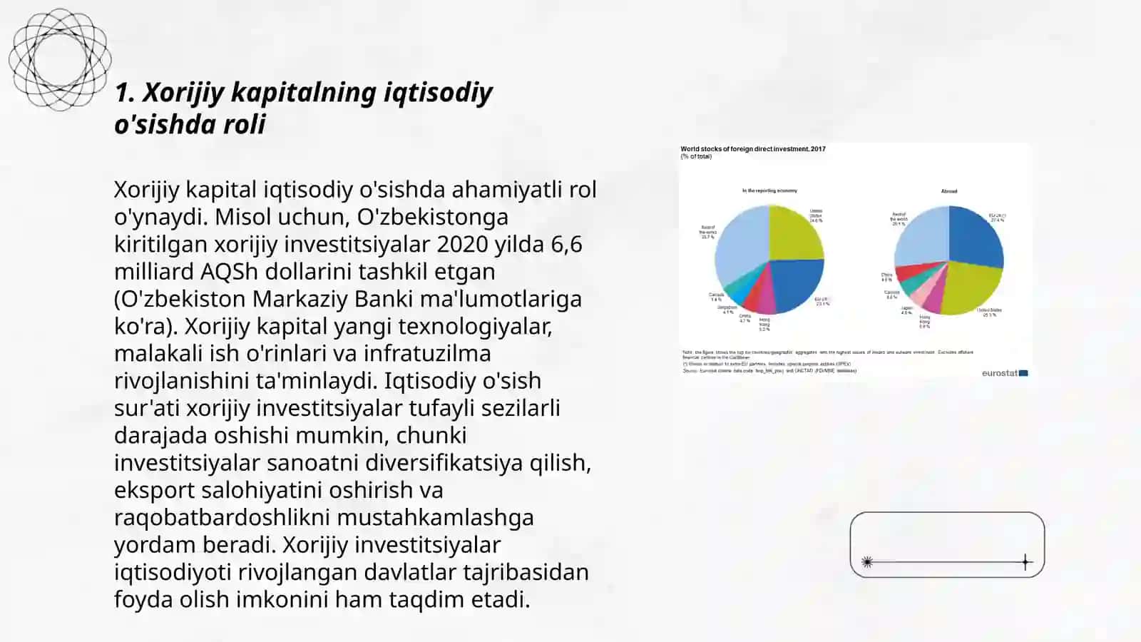Xorijiy investitsiya kiritish sabablari 3