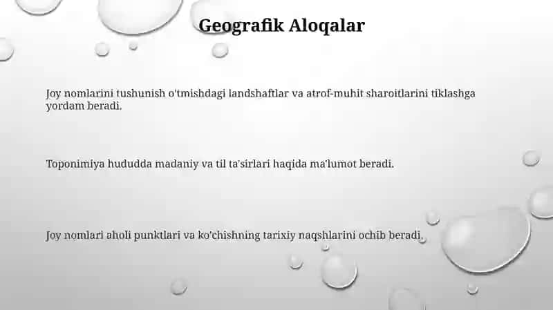 Toponimika: Tarix oynasi 3