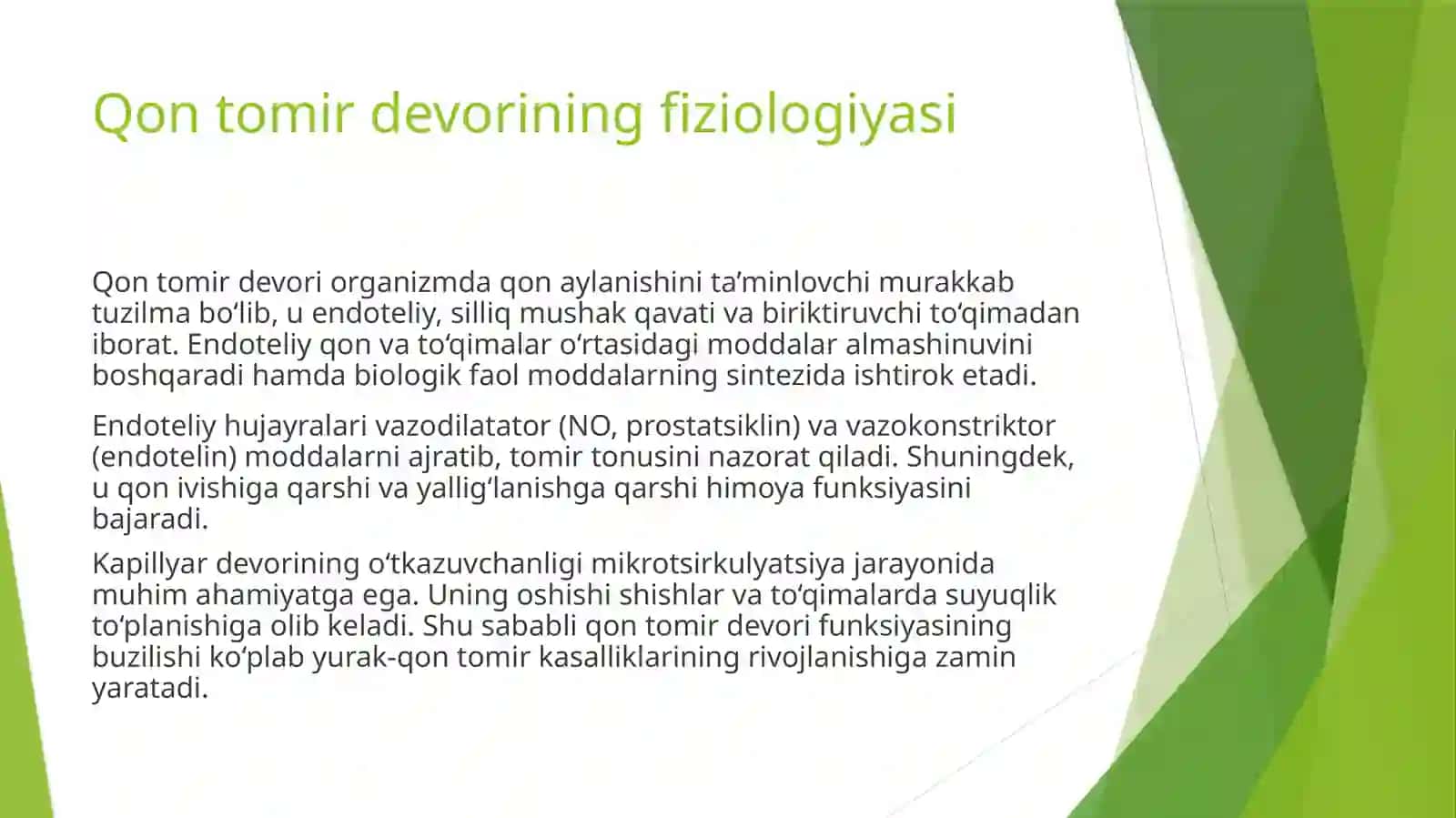 Farmakologiya fanidan tayyorlagan mustaqil ishi 3