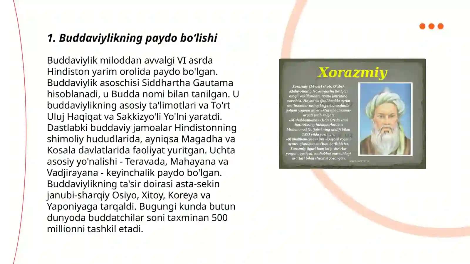 Buddaviylikning paydo bo‘lishi 3