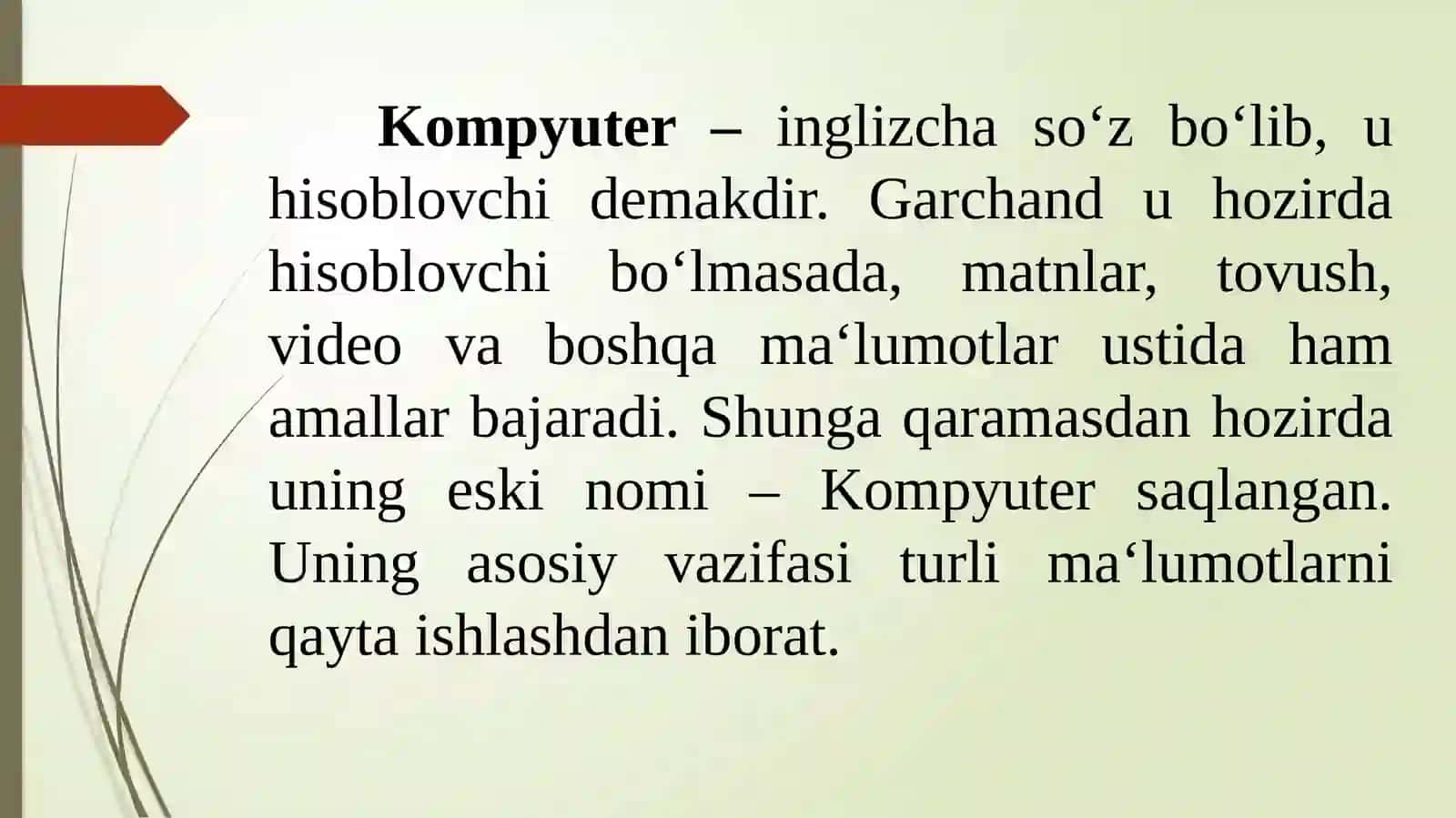 Shaxsiy kompyuterlarning ta’minoti va uning turlari, Dasturlar va apparat ta’minoti 3