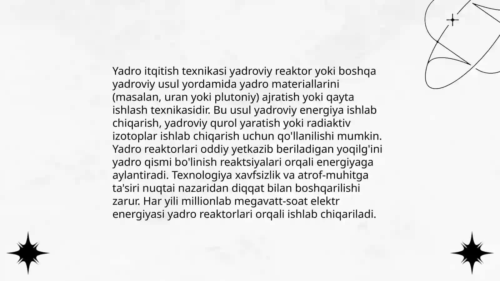 Yadro itqitish texnikasi 3