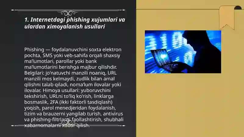 Internetdagi phishing xujumlari va ulardan ximoyalanish usullari 3
