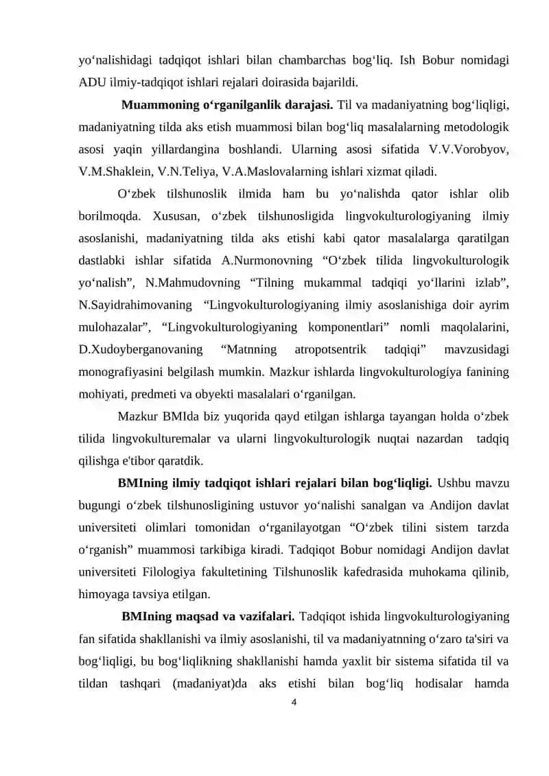 O‘zbek tilida “lingvokulturemalar” va ularning lingvokulturologik tadqiqi 3
