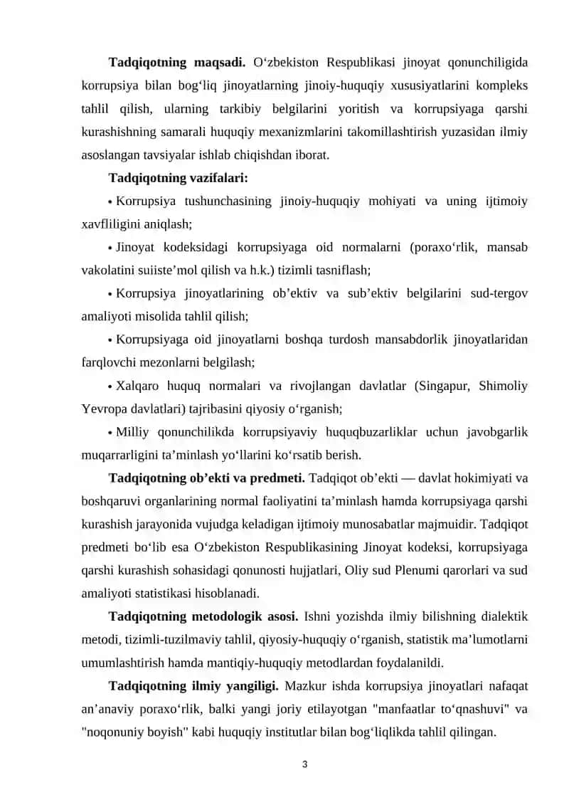 O'zbekiston Jinoiyat Qonunchiligida Korupsiya Jinoaytlari 3