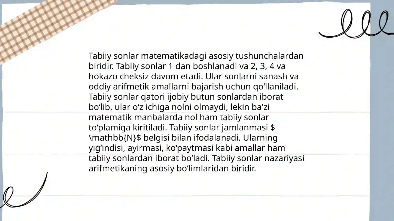 Elementar matematika davri 3