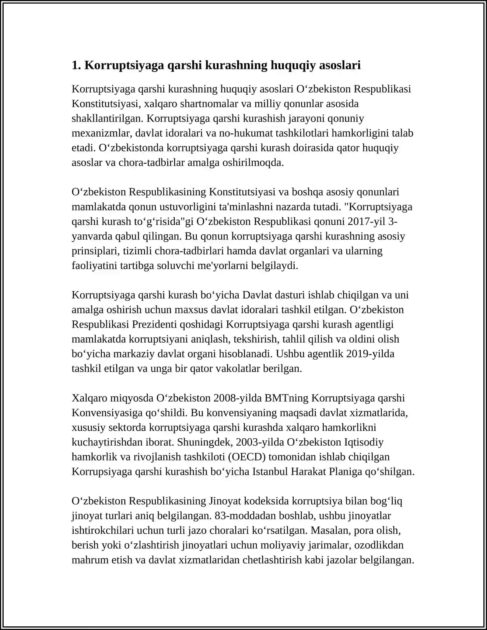 KARUPSIYAGA QARSHI KURASH USULARI 3