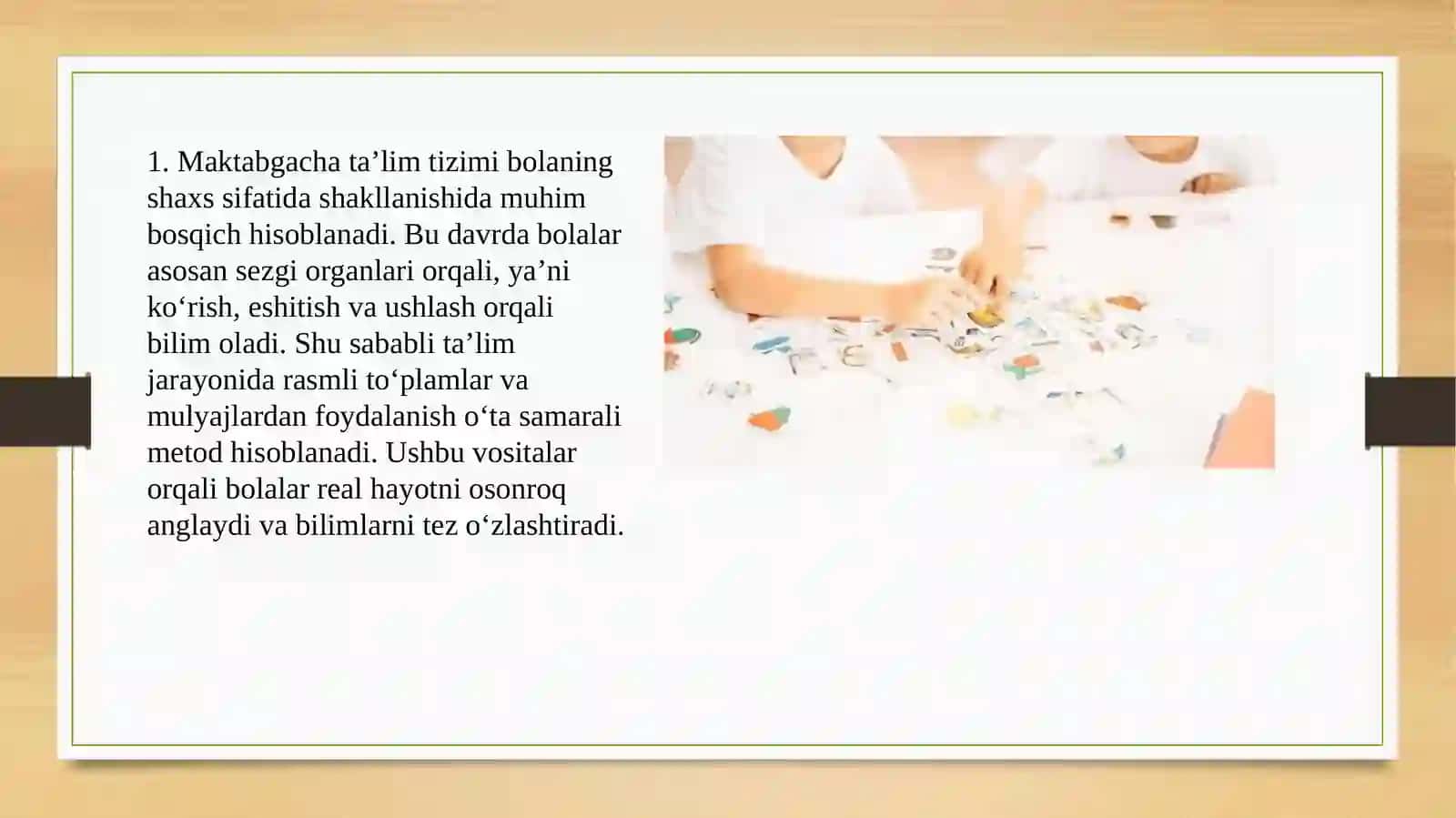 Rasmli to‘plamlar va mulyajlar yordamida mashg‘ulotlar tashkil etish 3