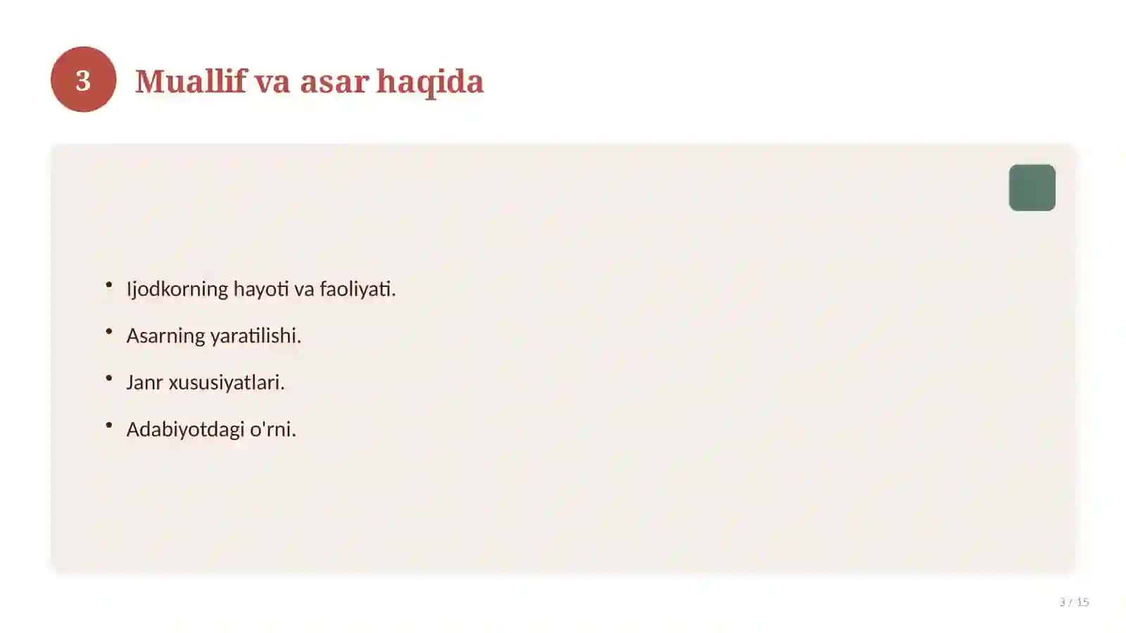 Sharq madaniyati va Dante 3
