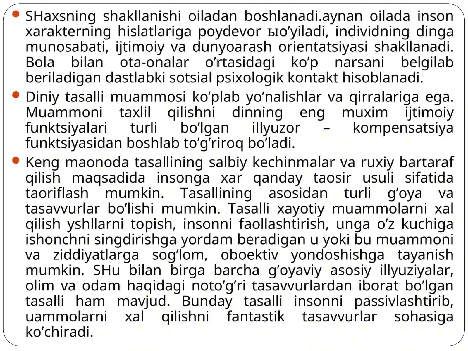 SHaxsning shakllanishi 3