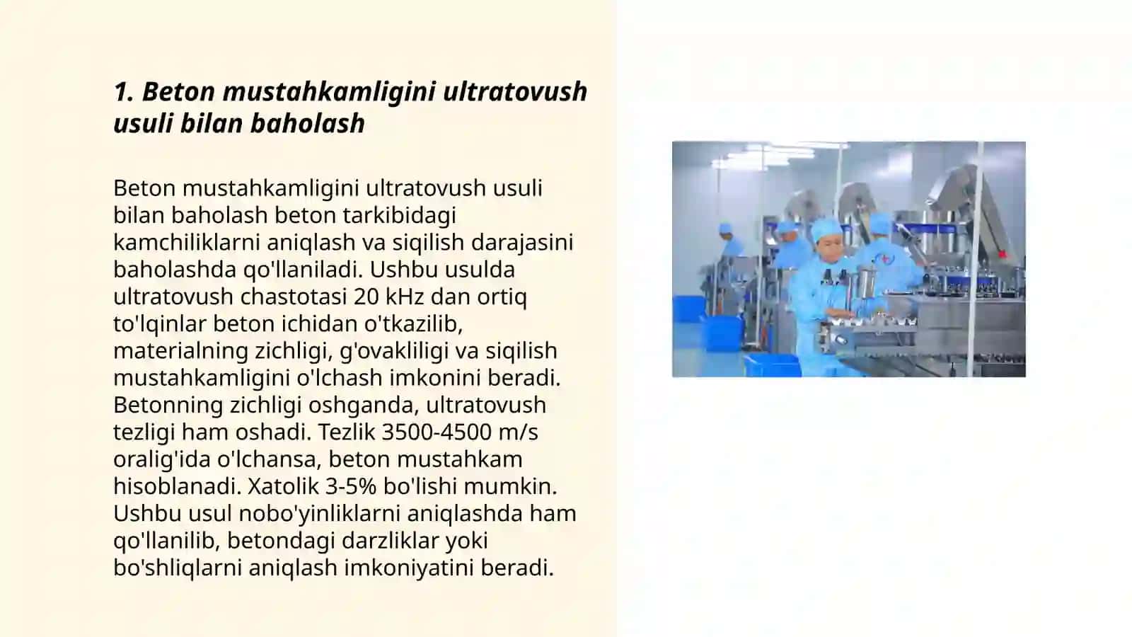 Beton mustahkamligini buzmasdan aniqlash usullari 3